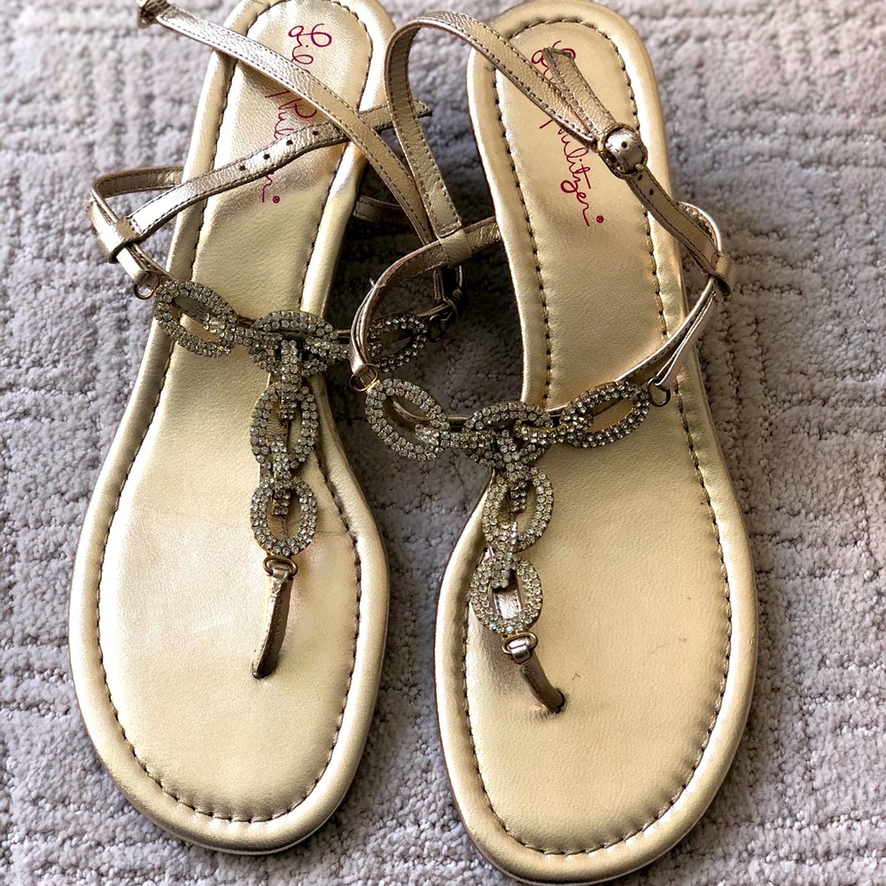 Beautiful Lily Pulitzer Wedge Sandals